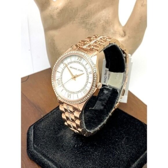 Michael Kors Women\'s Watch MK3716 Quartz Mother of Pearl Dial 33mm Rose Gold main image 8